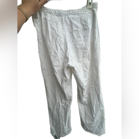Vintage Embroidered Straight Leg Ankle Pant - Picture 2 of 4